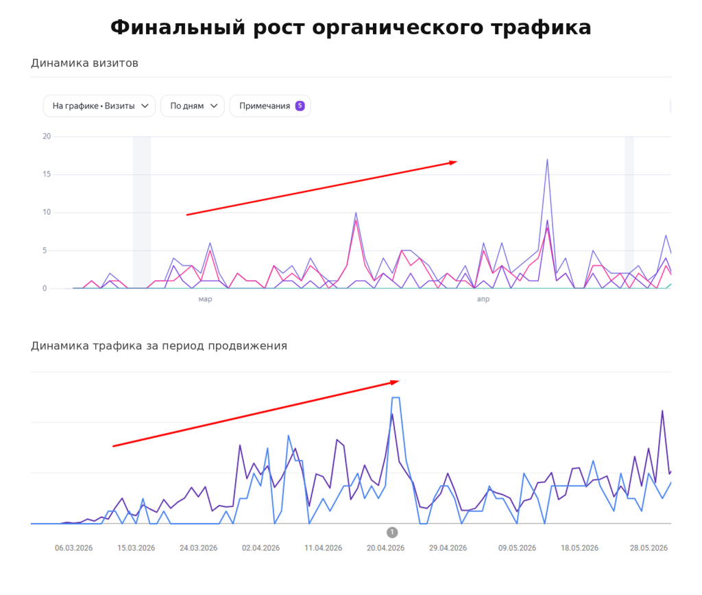 Финальный большой график / сводная инфографика результатов